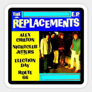 Nightclub Jitters 1987 Throwback Alex Chilton EP Sticker